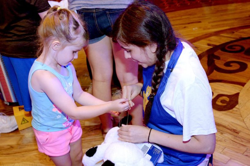 Young cruisers will be able to Build-A-Bear onboard all 25 Carnival ships by Summer 2017. Photo: Carnival Cruise Line.