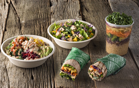 Freshii bowls, wraps, salads, and soup.