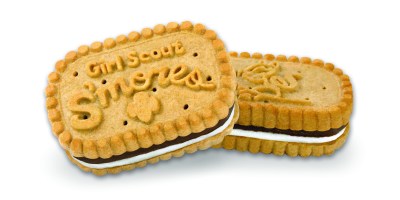 One version of two Girl Scouts S'mores cookies which will debut in select markets in 2017. Photo courtesy of Girl Scouts.